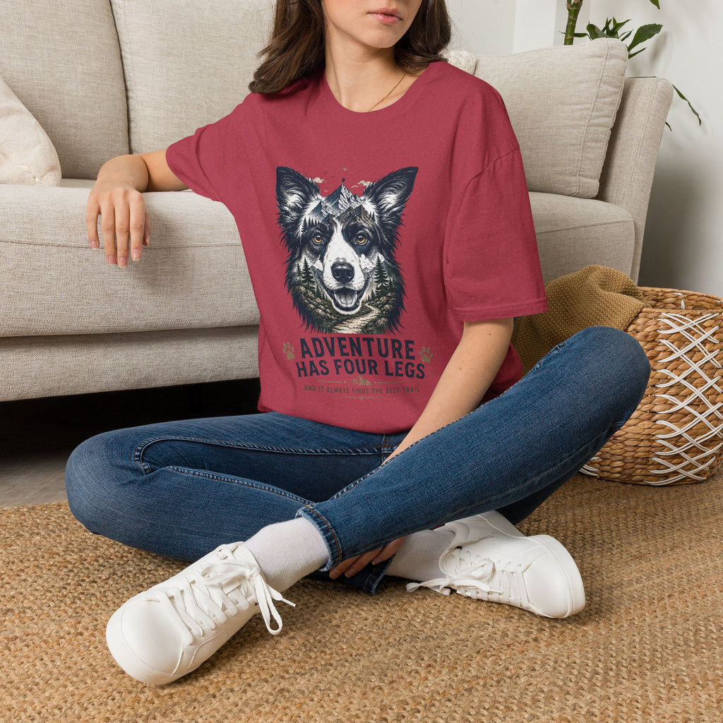 Adventure has four legs T-shirt