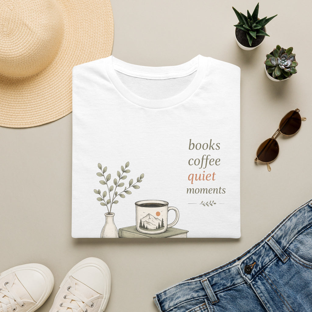 Books Coffee Quiet Moment T-shirt