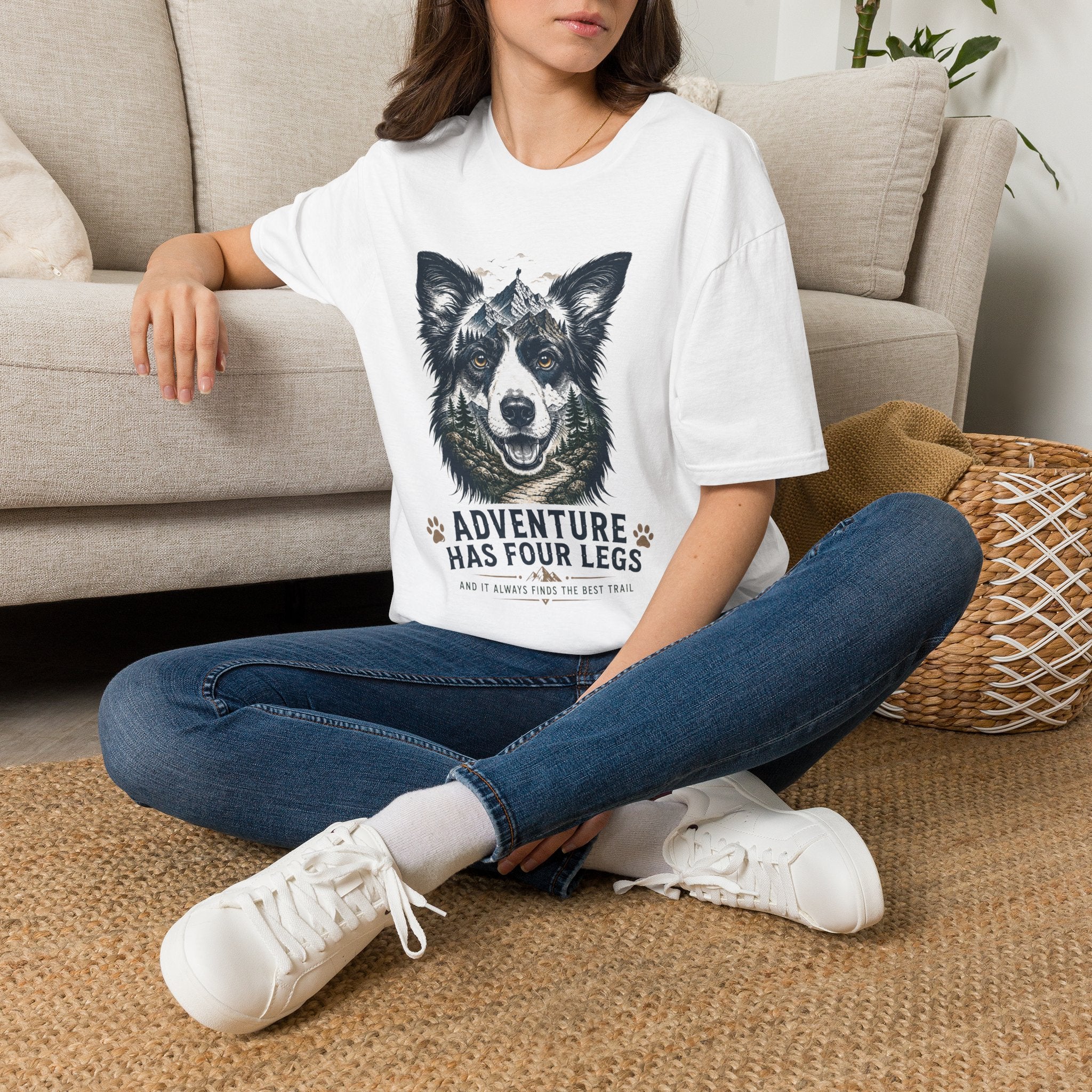 Adventure has four legs T-shirt
