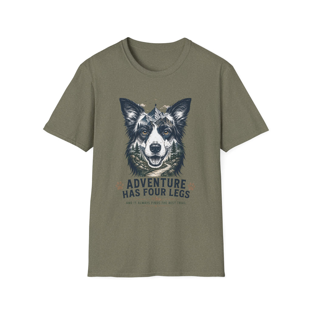 Adventure has four legs T-shirt