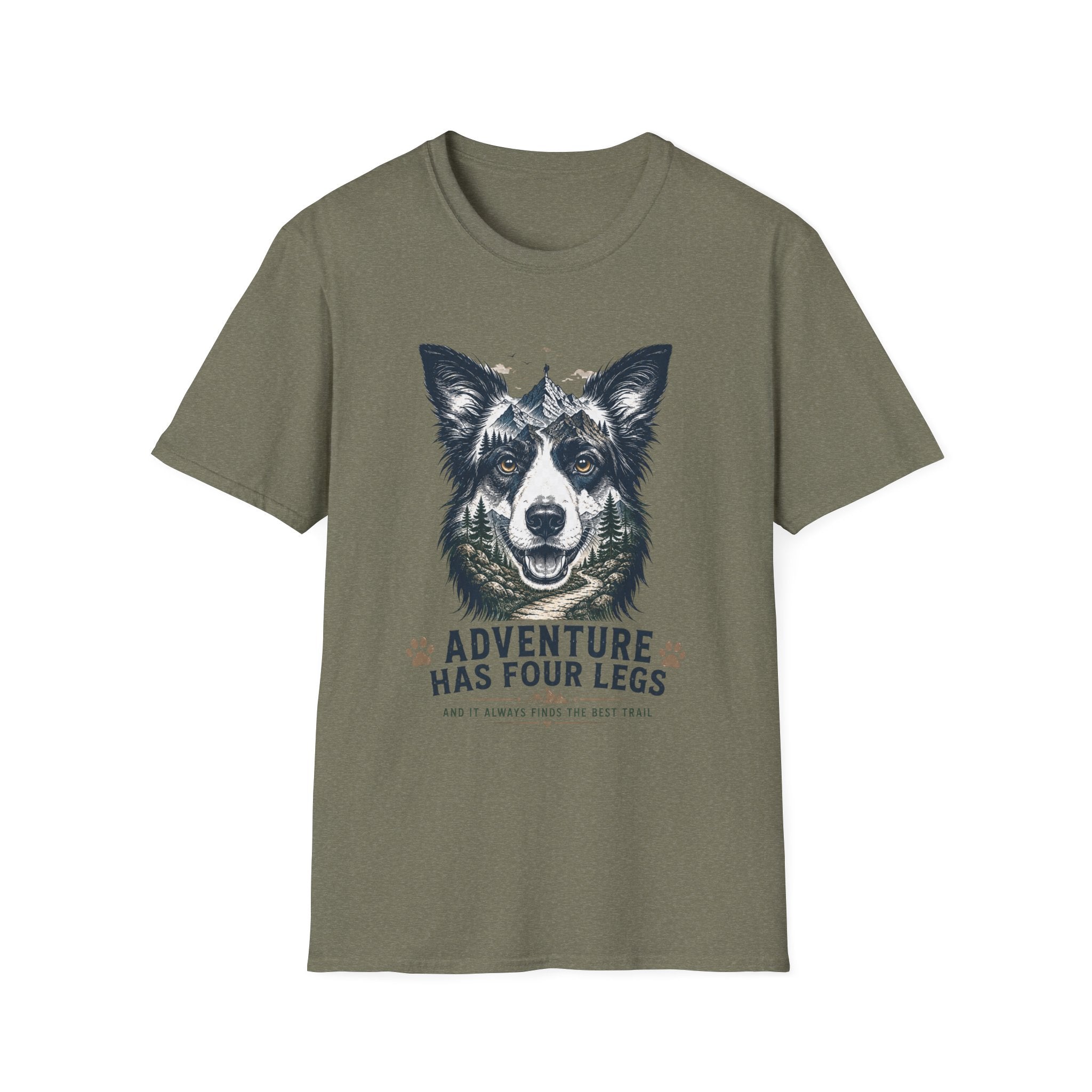 Adventure has four legs T-shirt