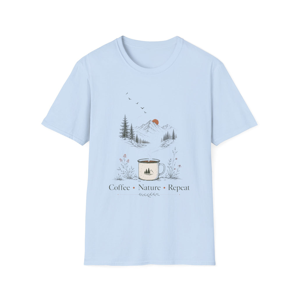 Coffee Nature Repeat T-shirt
