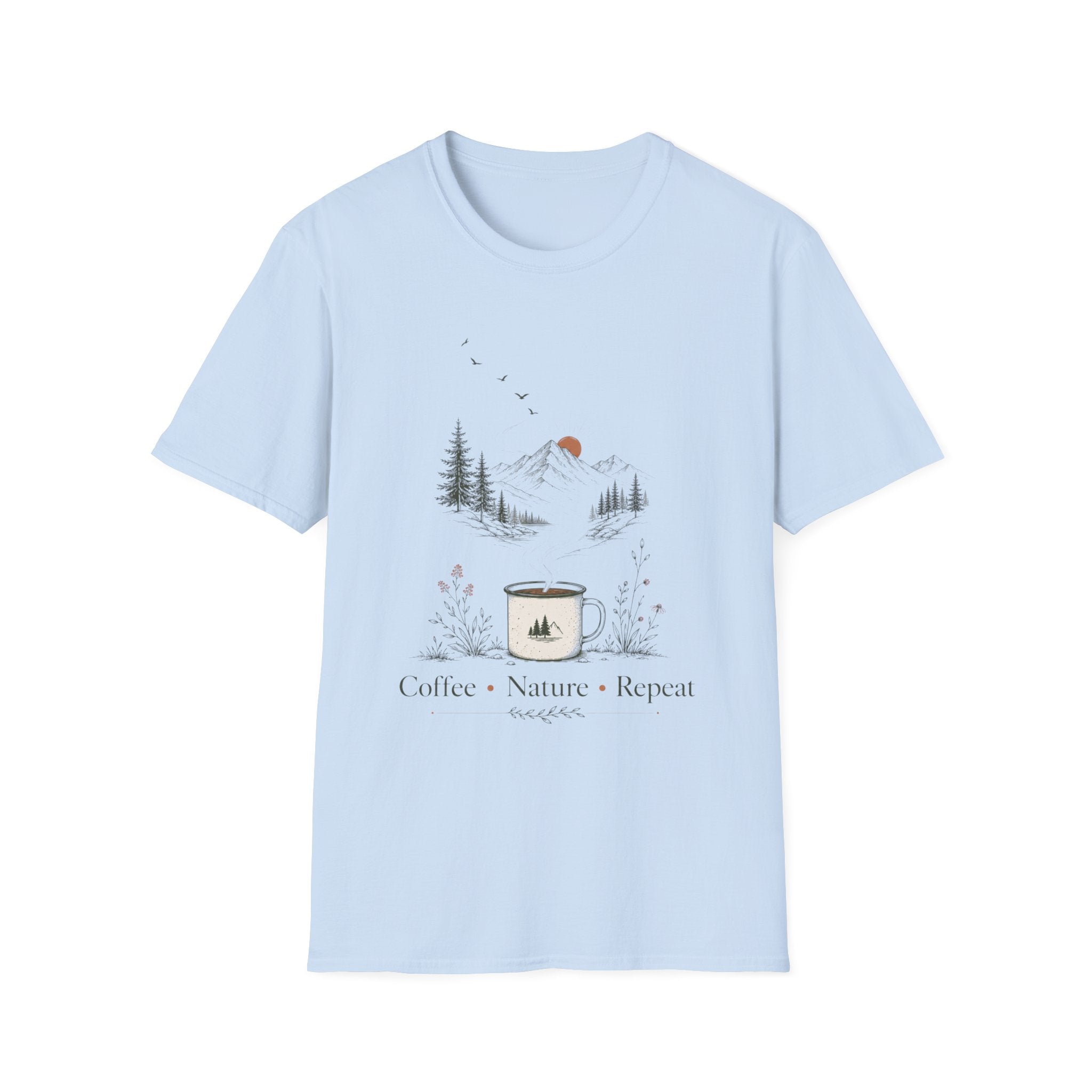 Coffee Nature Repeat T-shirt