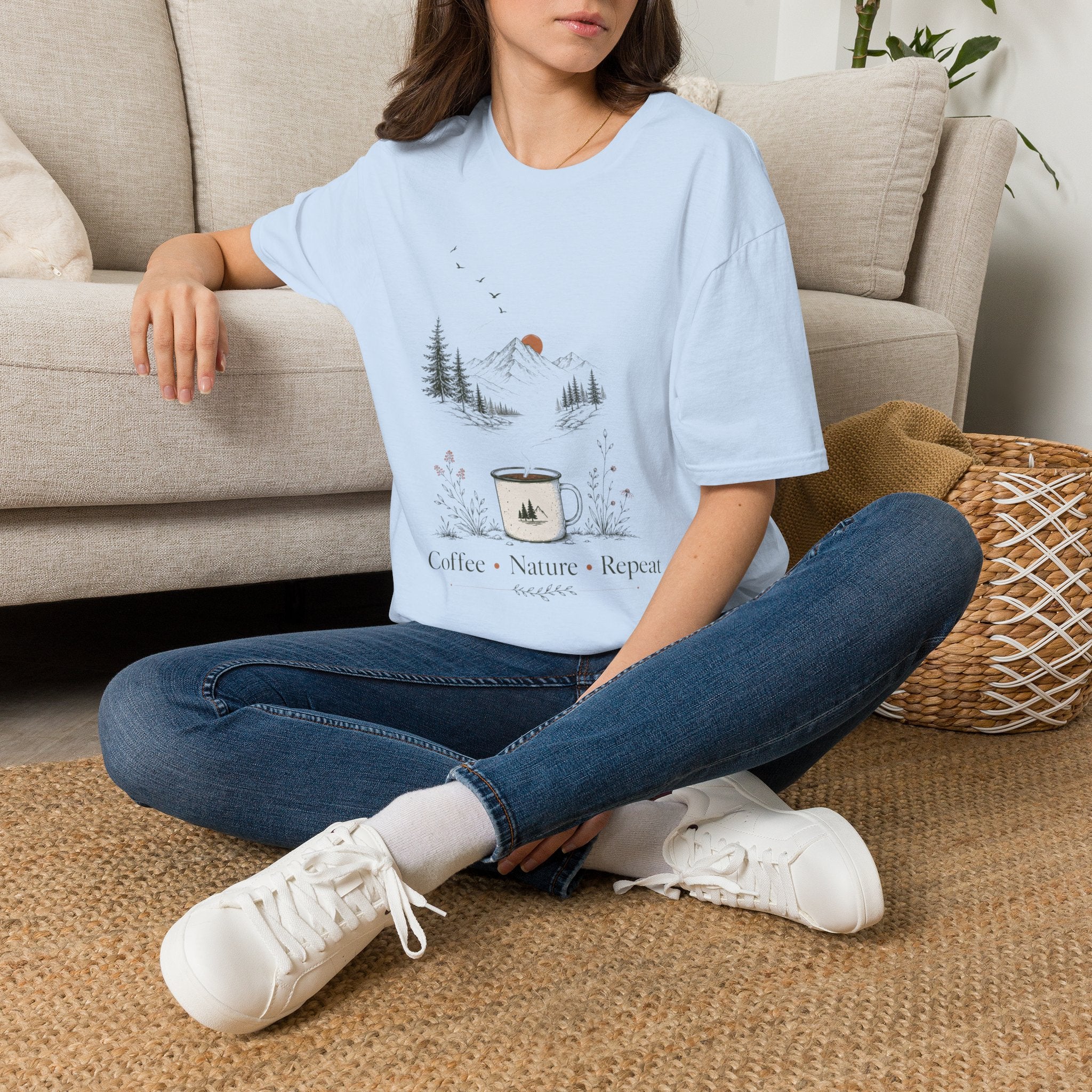 Coffee Nature Repeat T-shirt