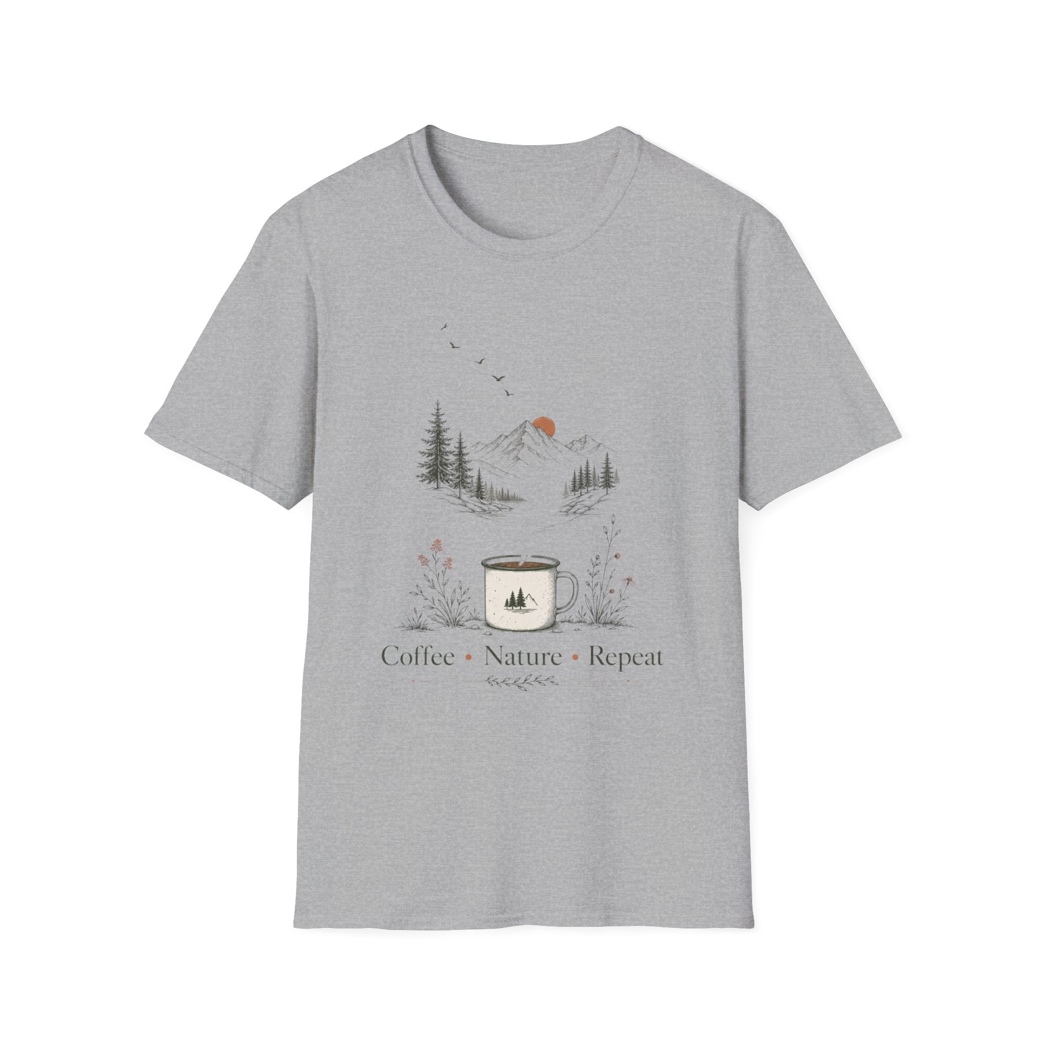 Coffee Nature Repeat T-shirt