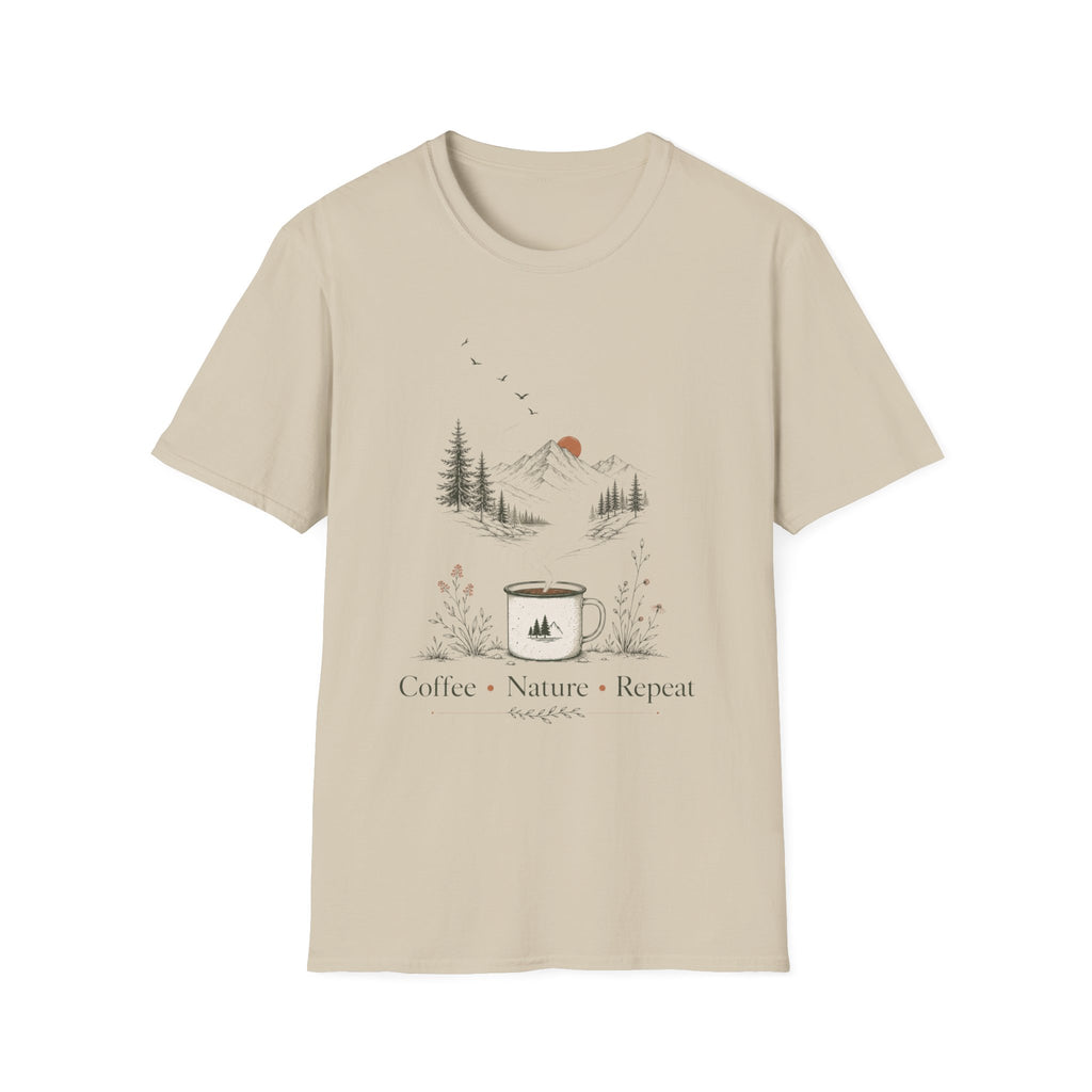 Coffee Nature Repeat T-shirt