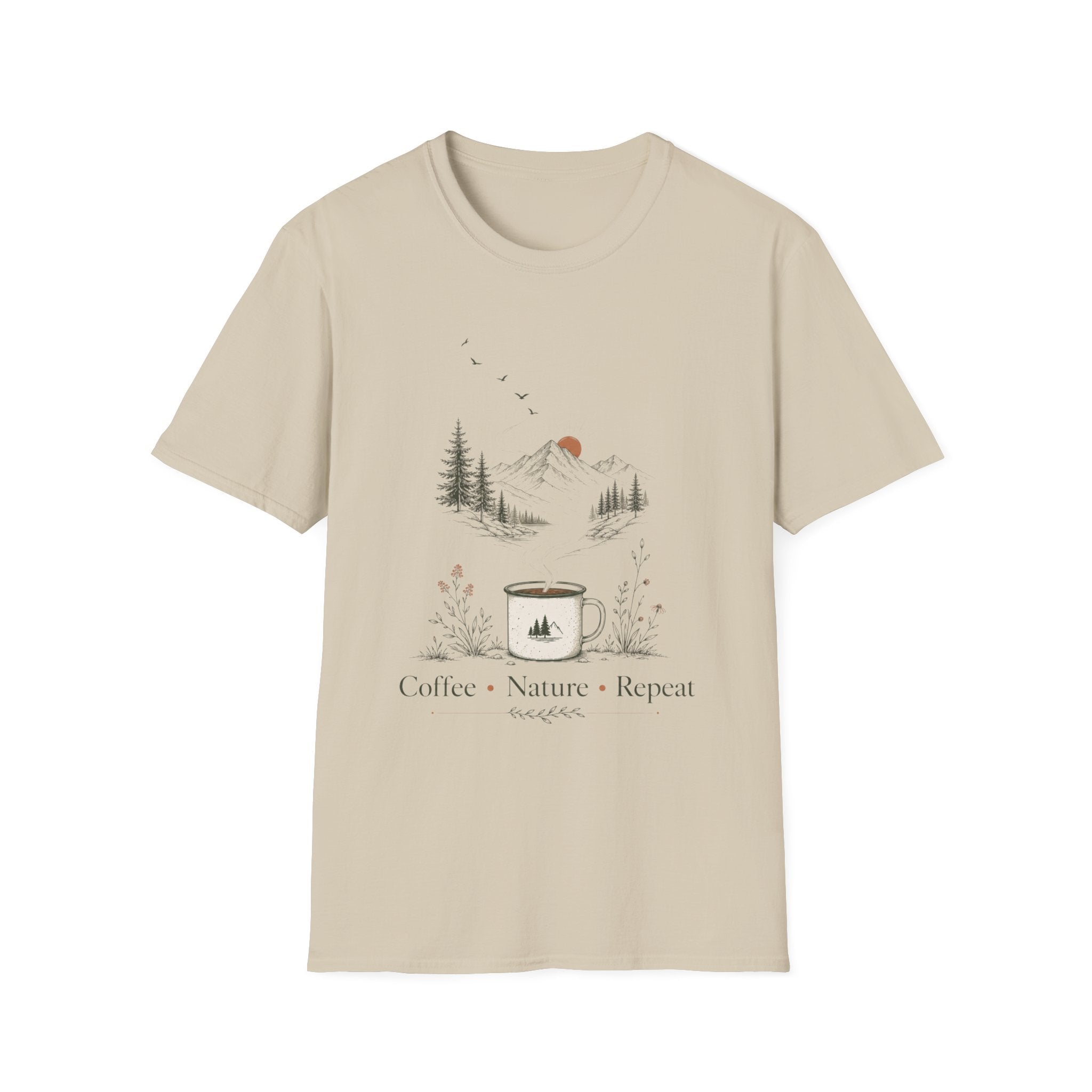 Coffee Nature Repeat T-shirt