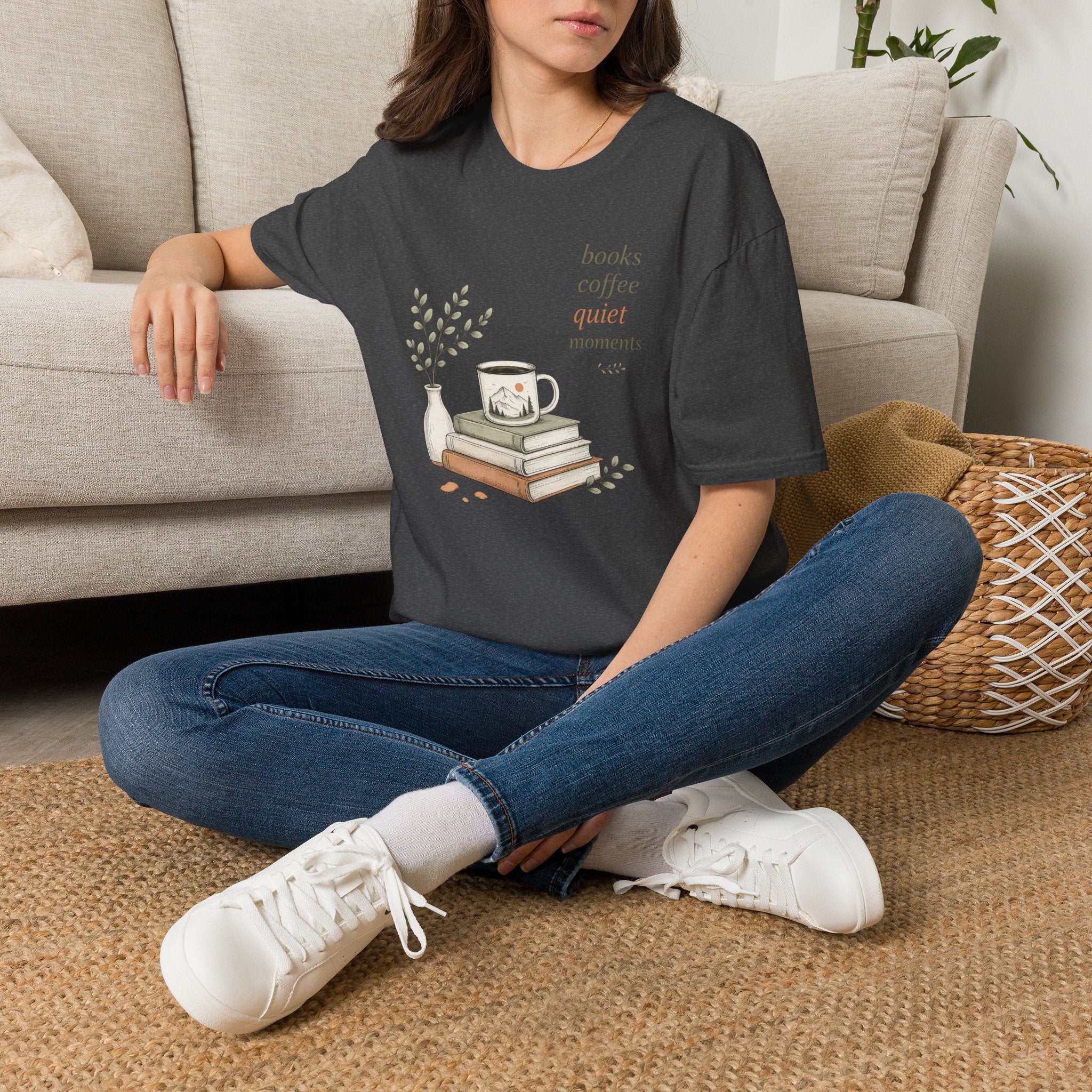 Books Coffee Quiet Moment T-shirt