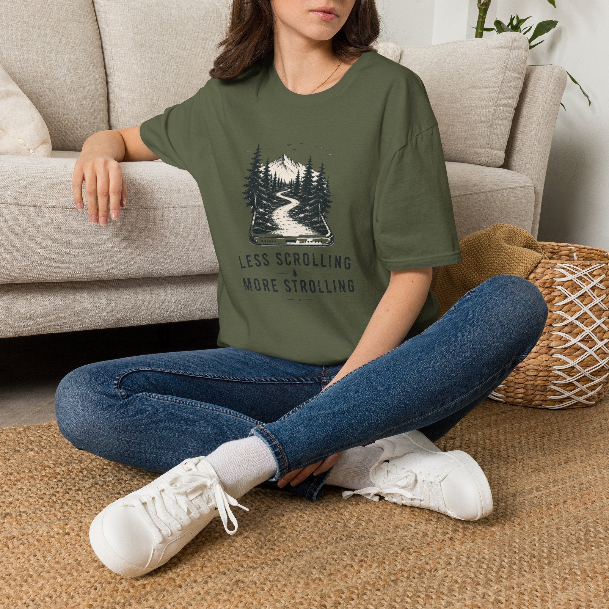 Less Scrolling More Strolling T-shirt