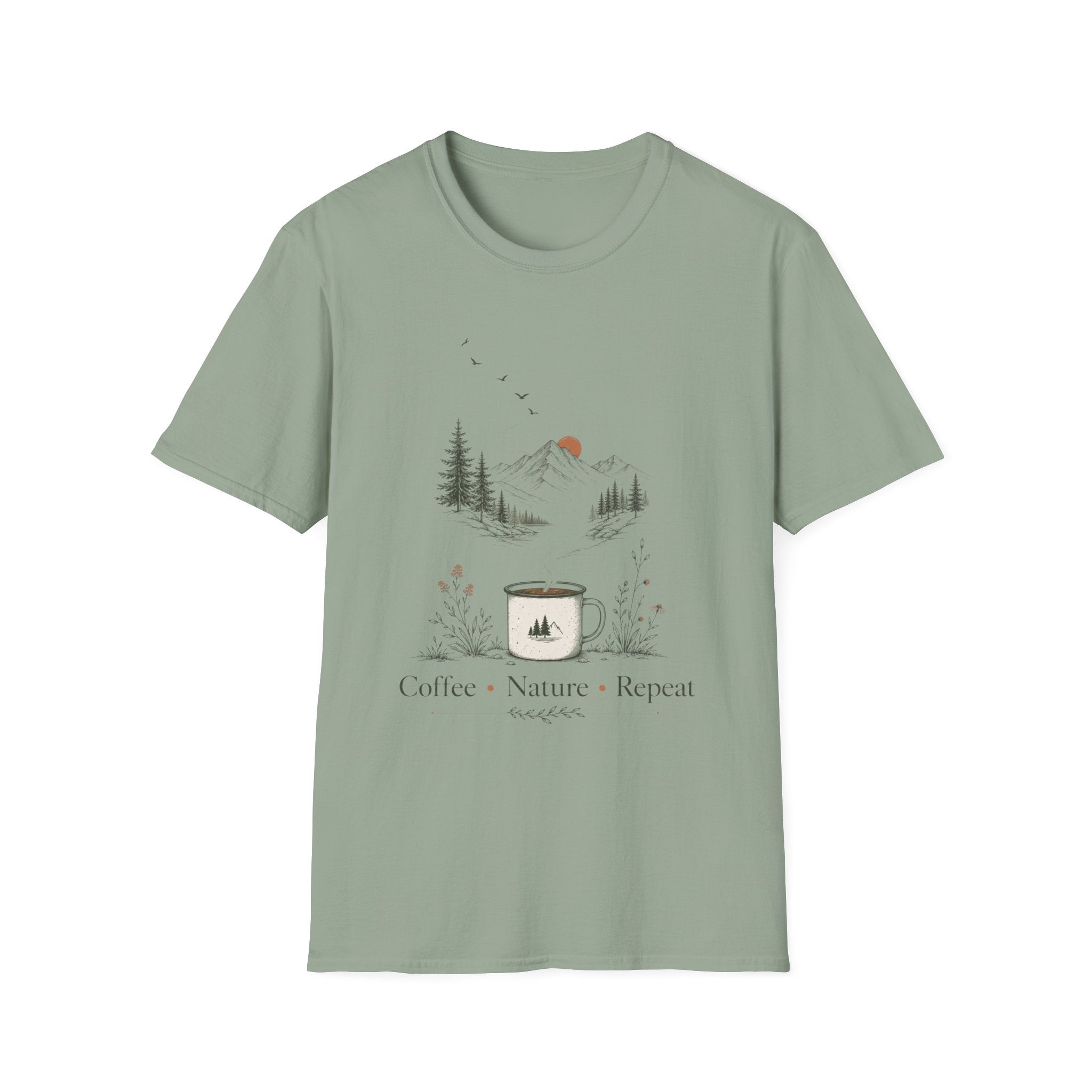 Coffee Nature Repeat T-shirt