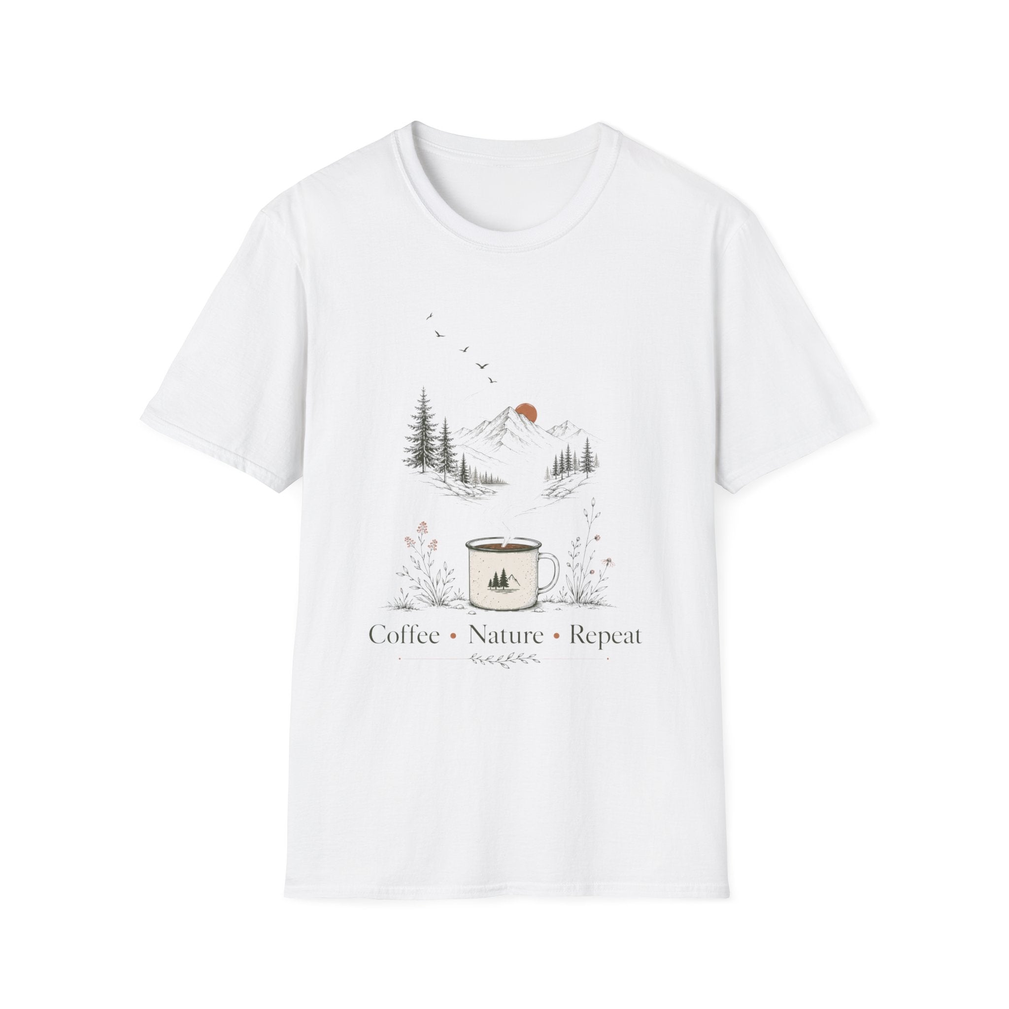 Coffee Nature Repeat T-shirt