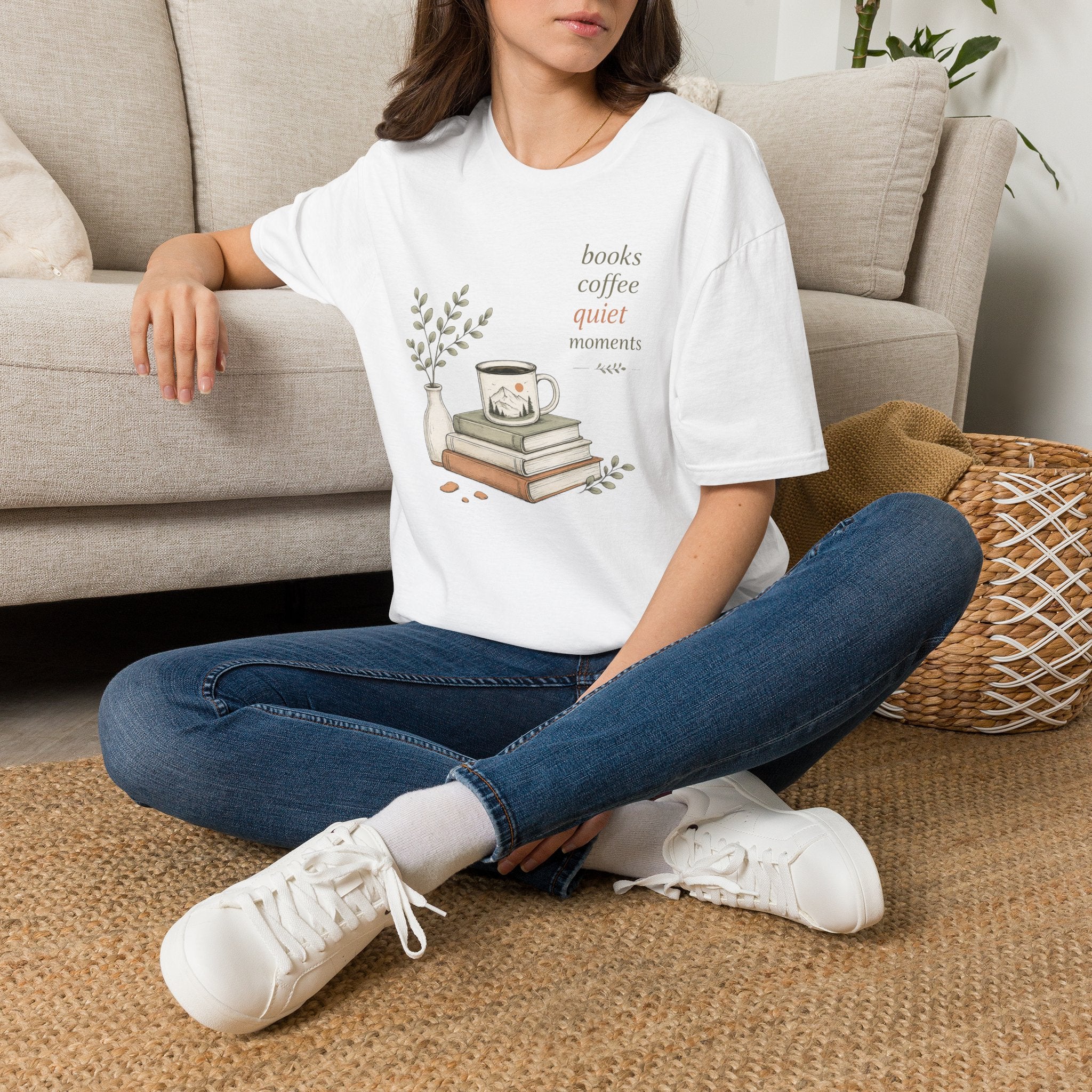 Books Coffee Quiet Moment T-shirt