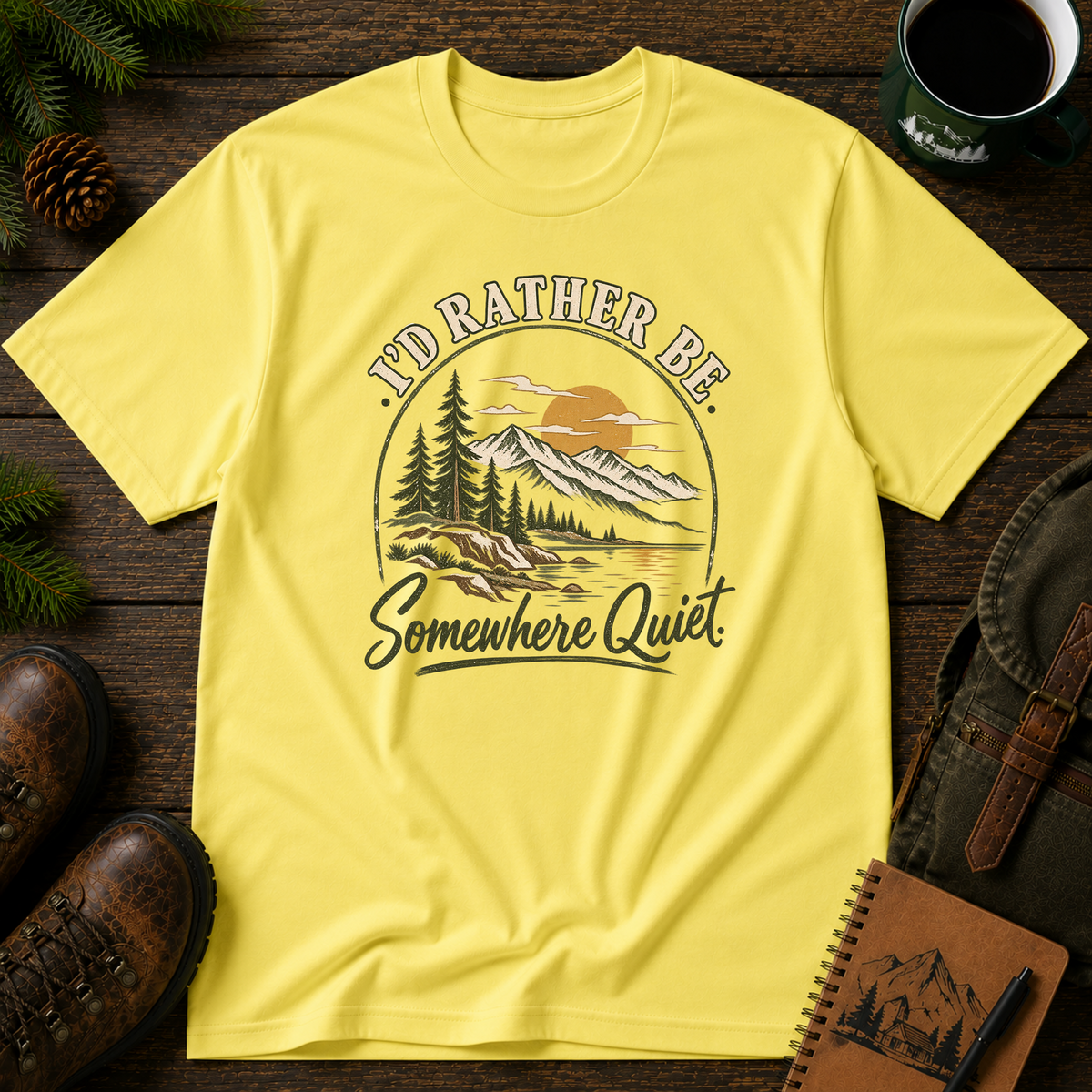 I'd Rather Be Somewhere Quiet T-shirt