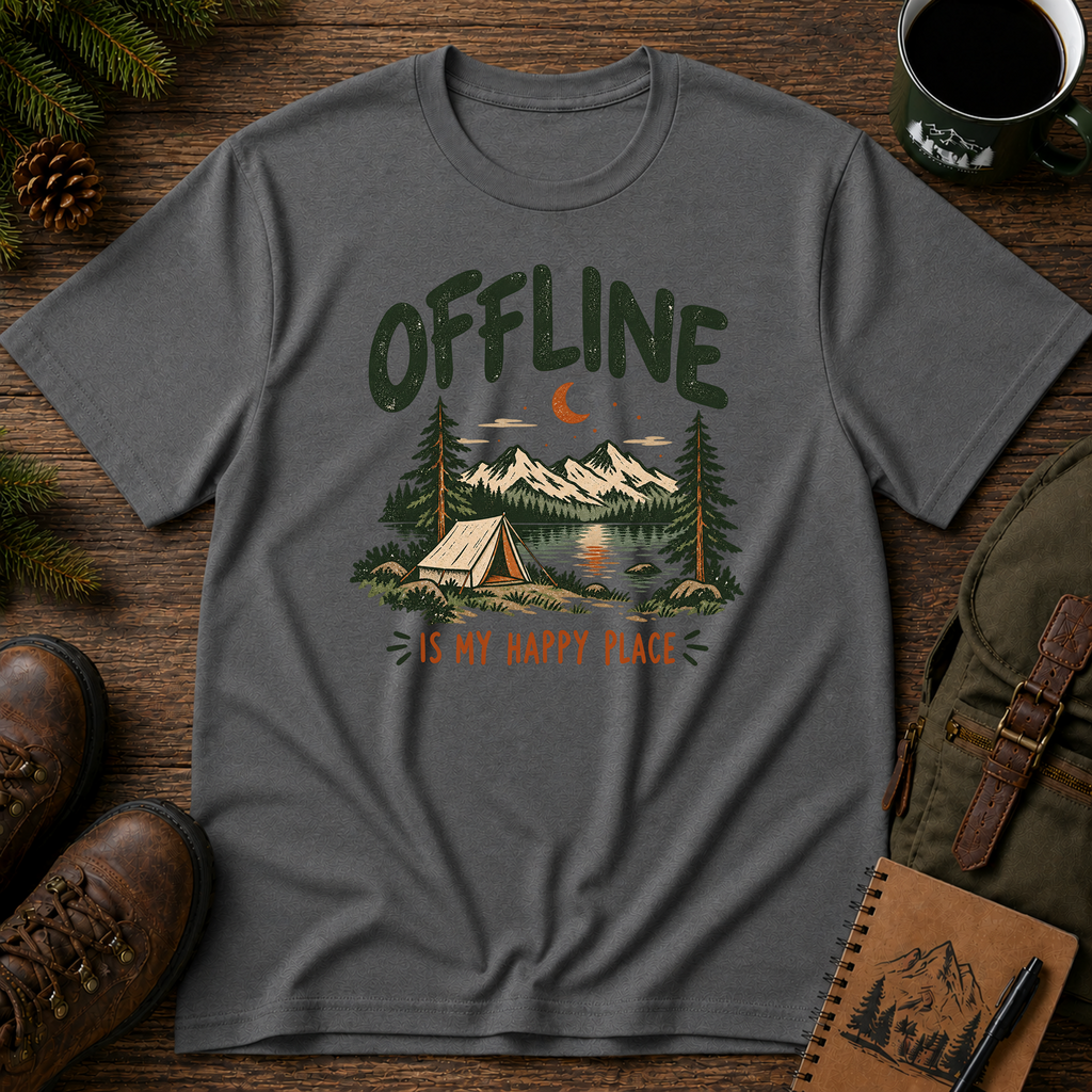 Offline is My Happy Place T-shirt