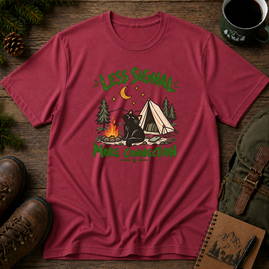 Less Signal More Connection T-shirt