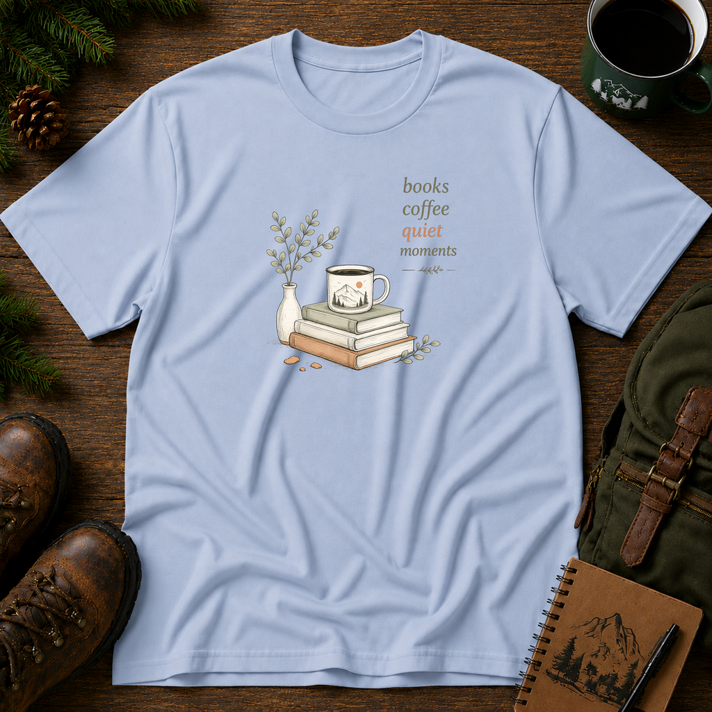 Books Coffee Quiet Moment T-shirt