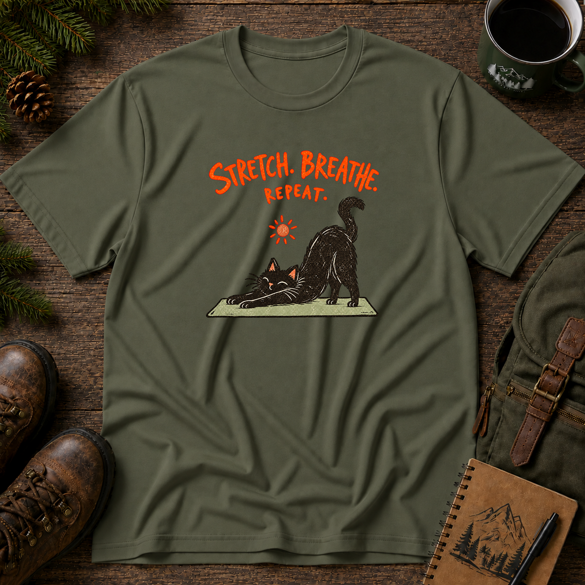 Stretch Breathe Repeat T-shirt