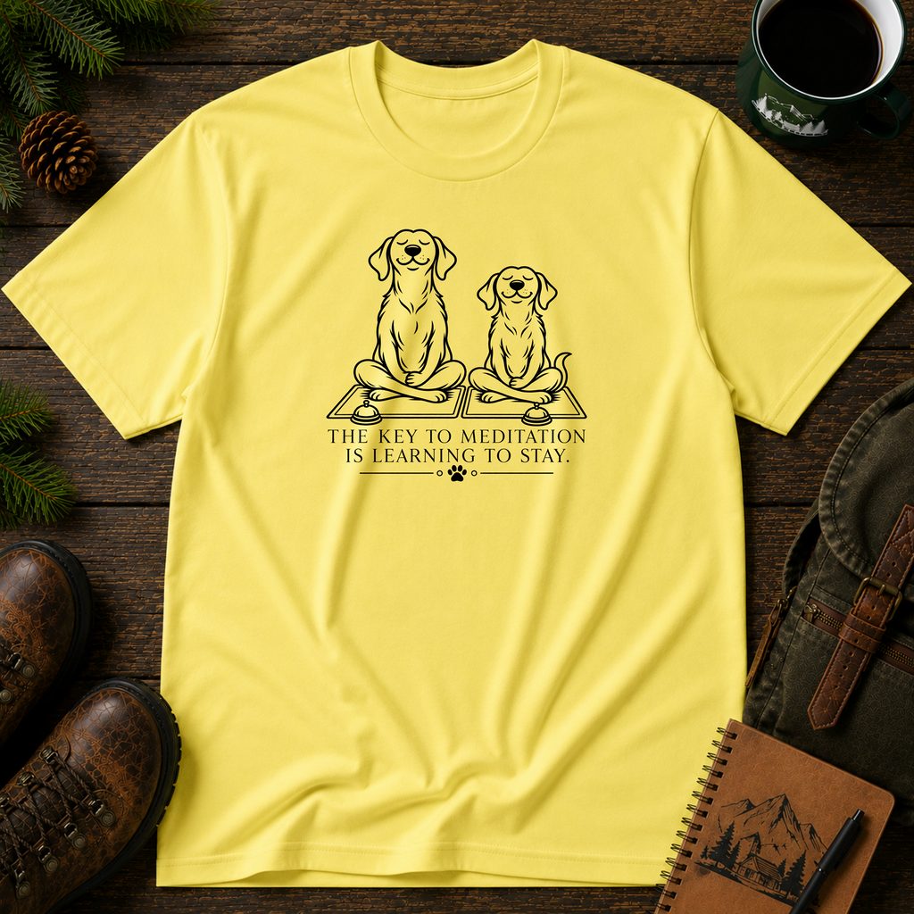 The key to meditation T-shirt