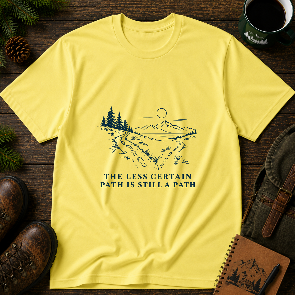 The less certain path T-shirt