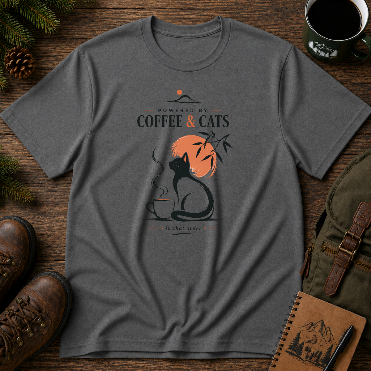 Powered by coffee T-shirt