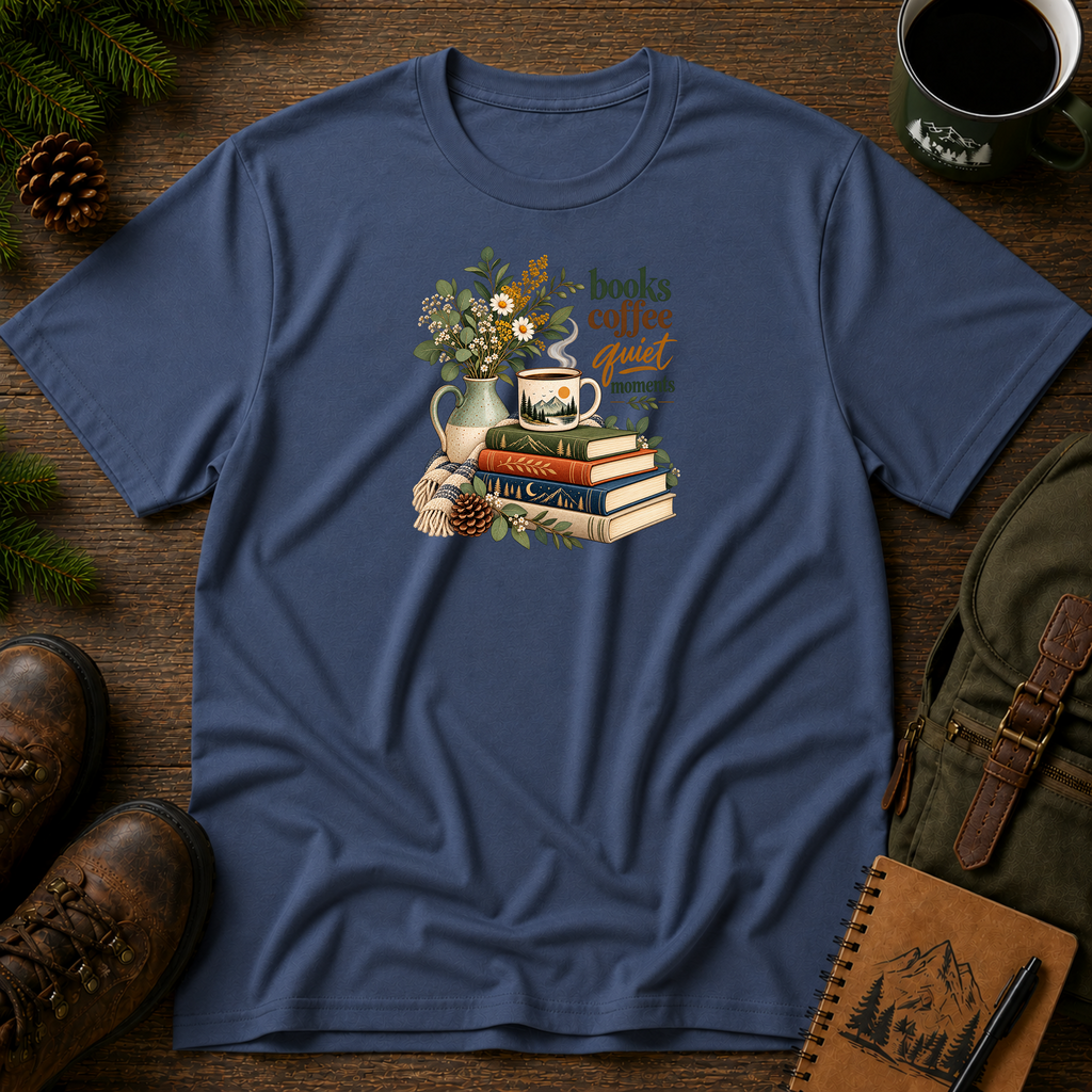 Books Coffee Quiet II T-shirt