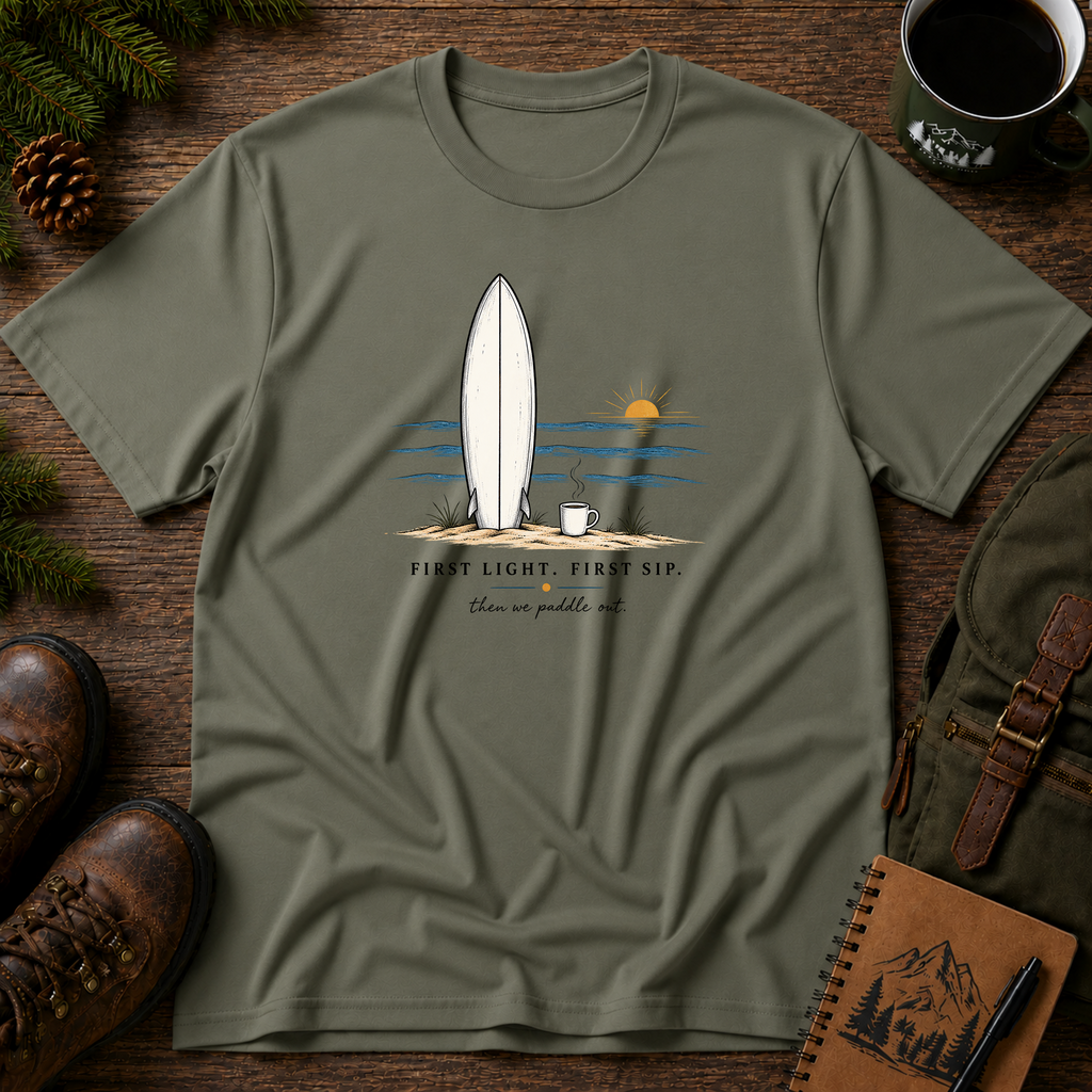 First Light First Sip T-shirt