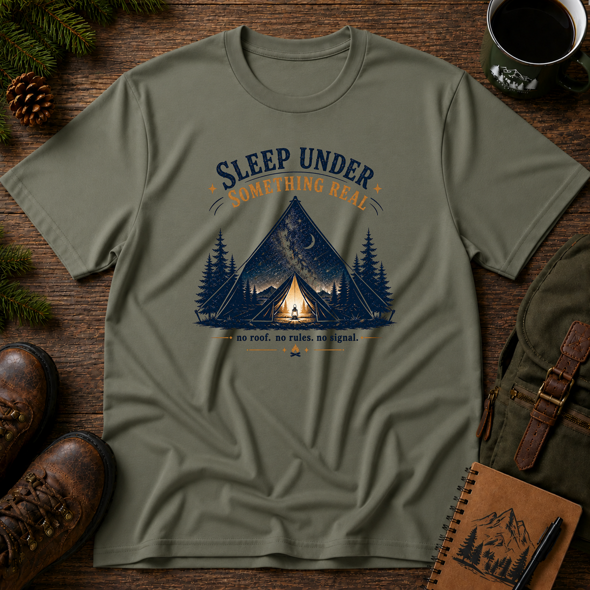Sleep Under Something Real T-shirt