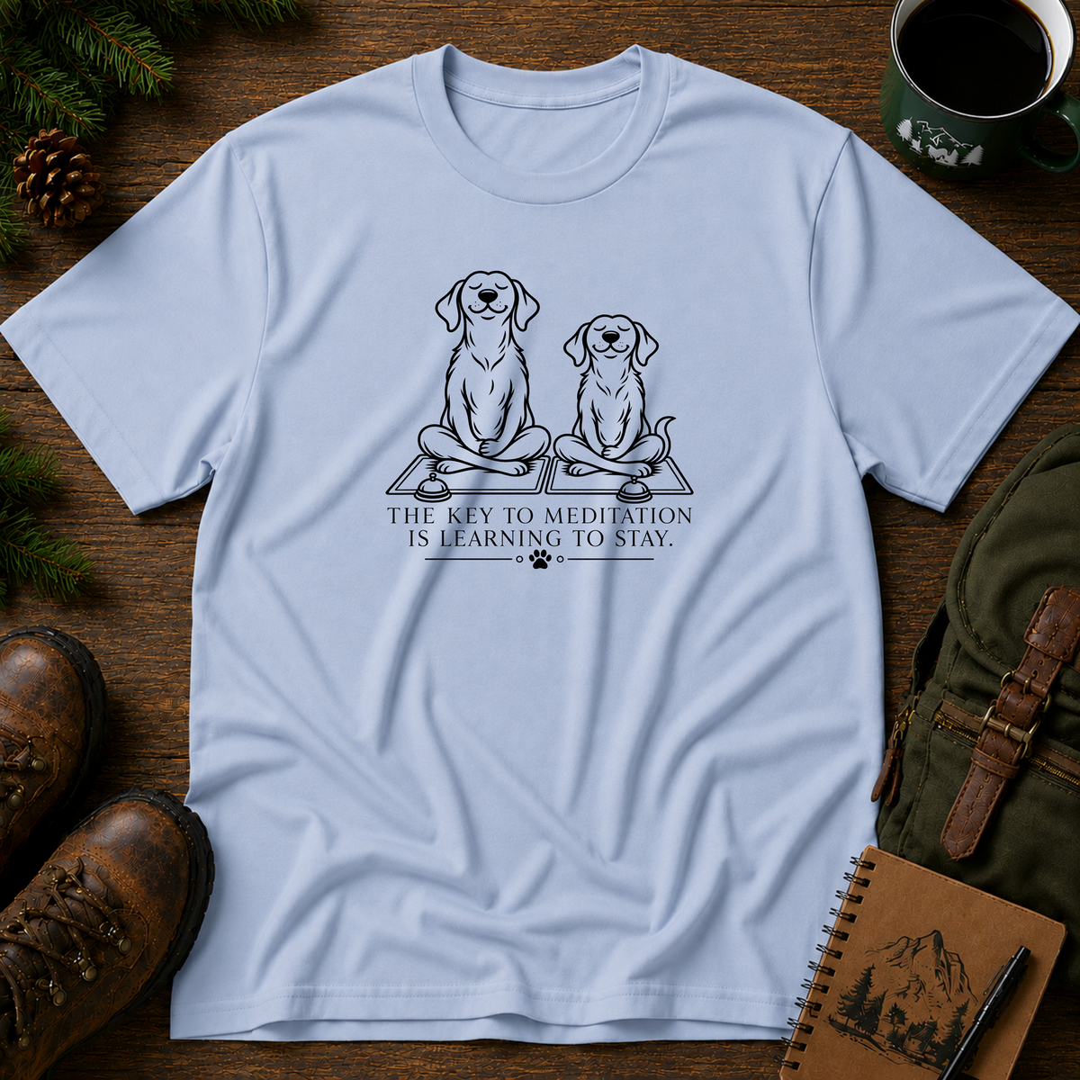 The key to meditation T-shirt