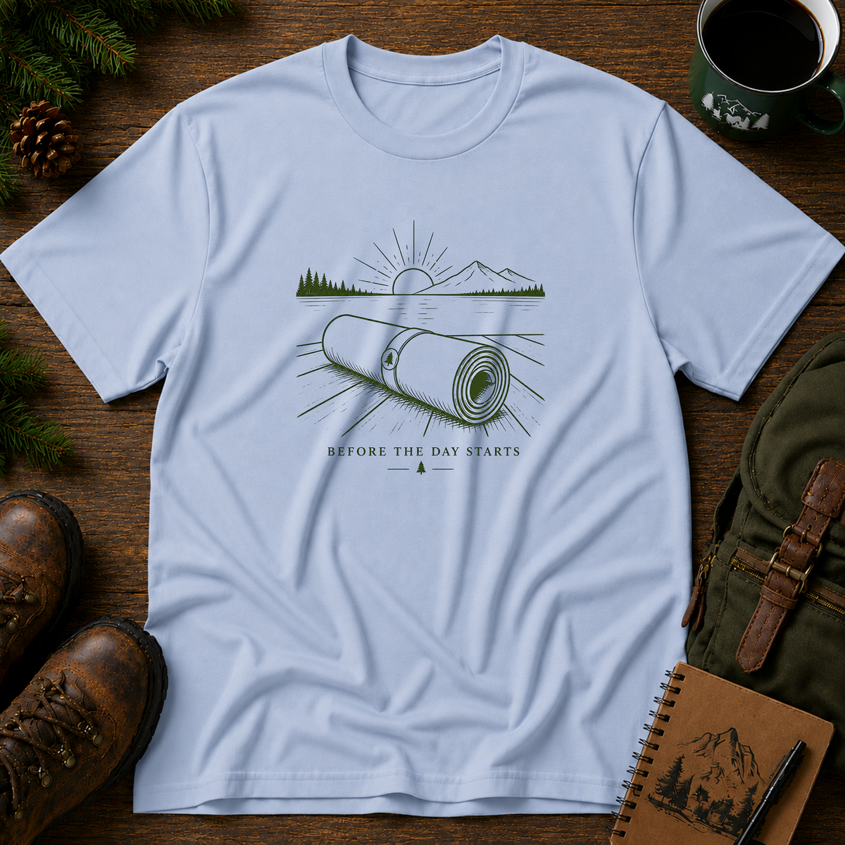 Before the Day Starts T-shirt