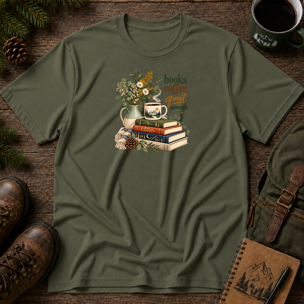 Books Coffee Quiet II T-shirt