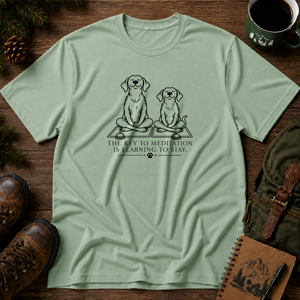 The key to meditation T-shirt