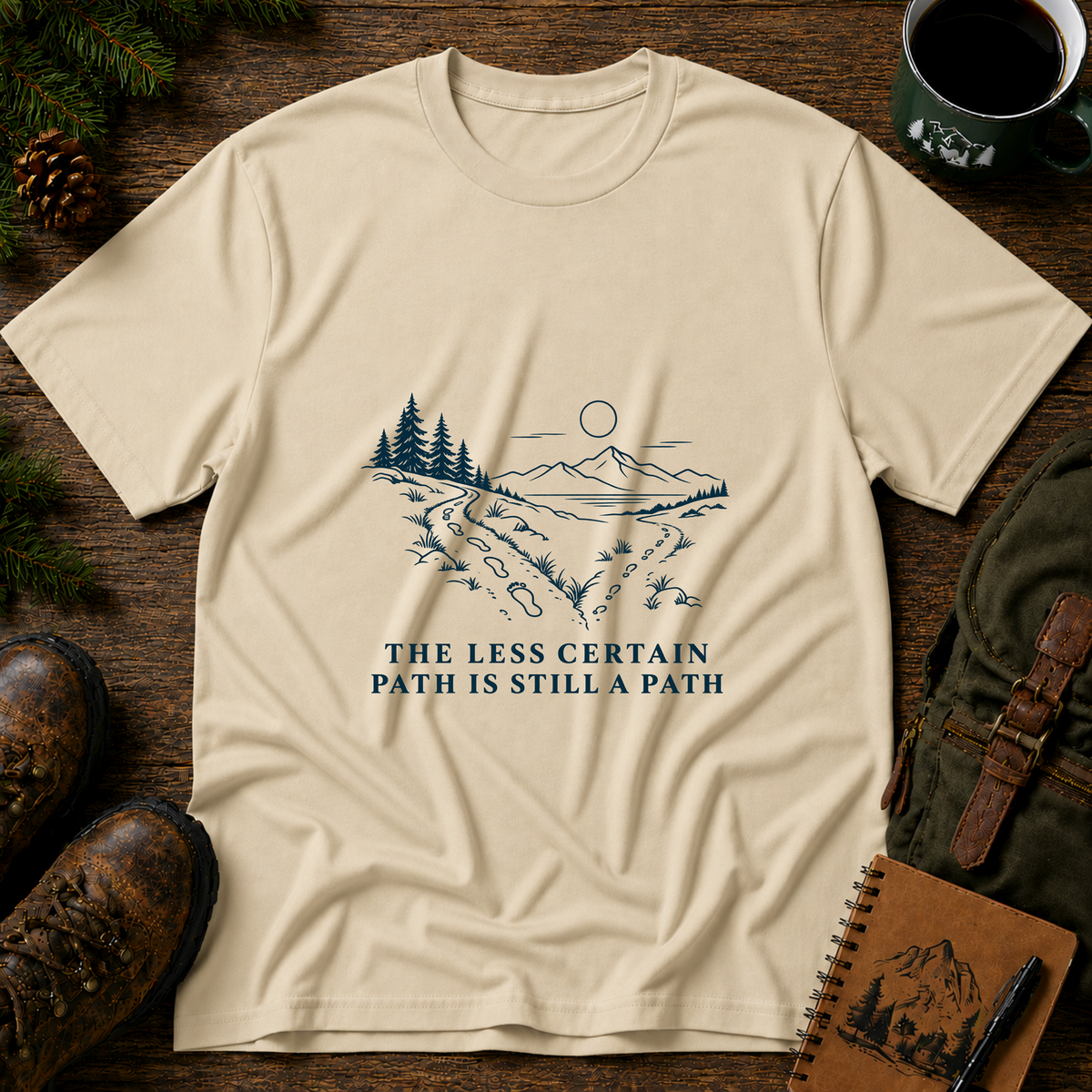 The less certain path T-shirt