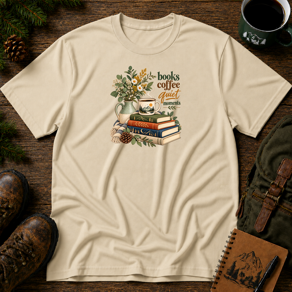 Books Coffee Quiet II T-shirt