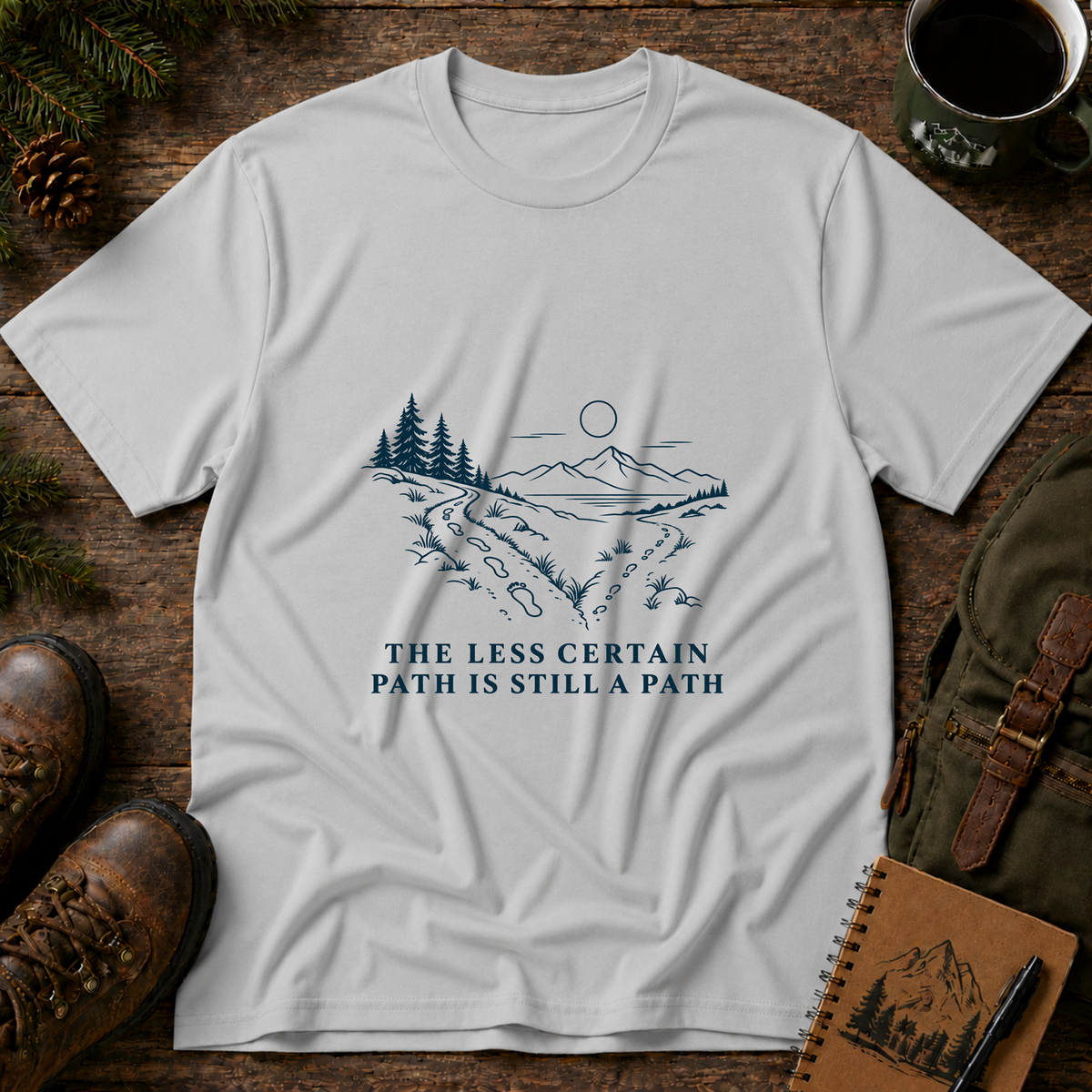 The less certain path T-shirt