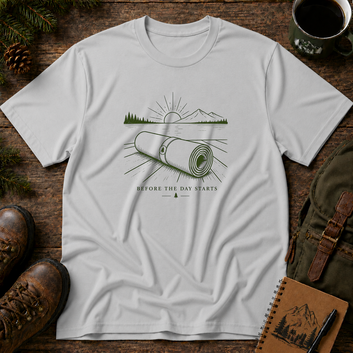 Before the Day Starts T-shirt