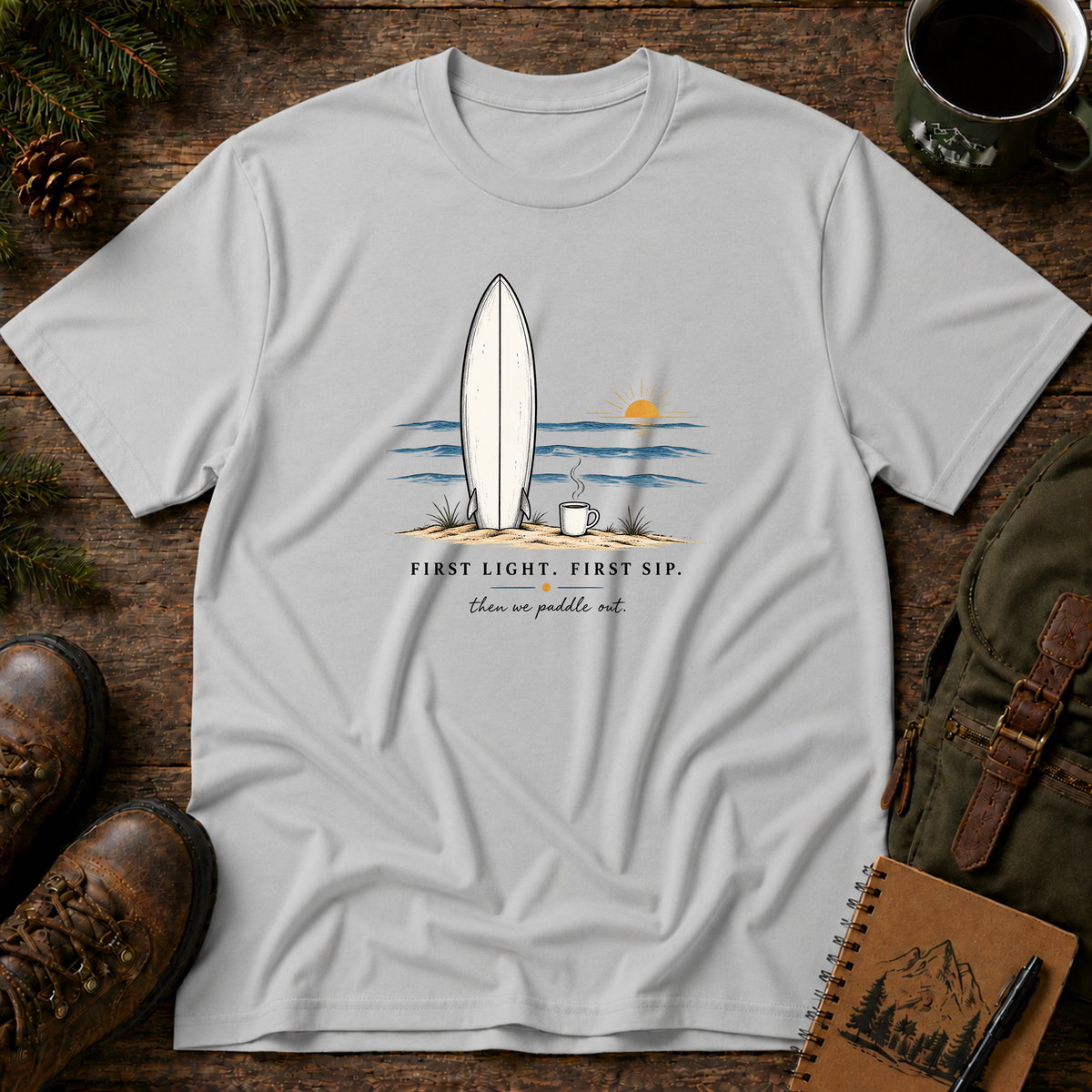 First Light First Sip T-shirt
