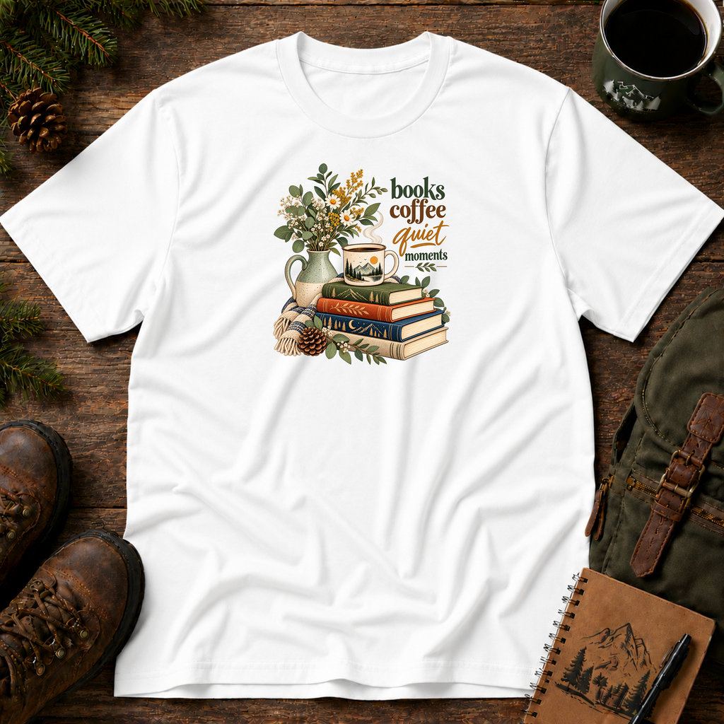 Books Coffee Quiet II T-shirt