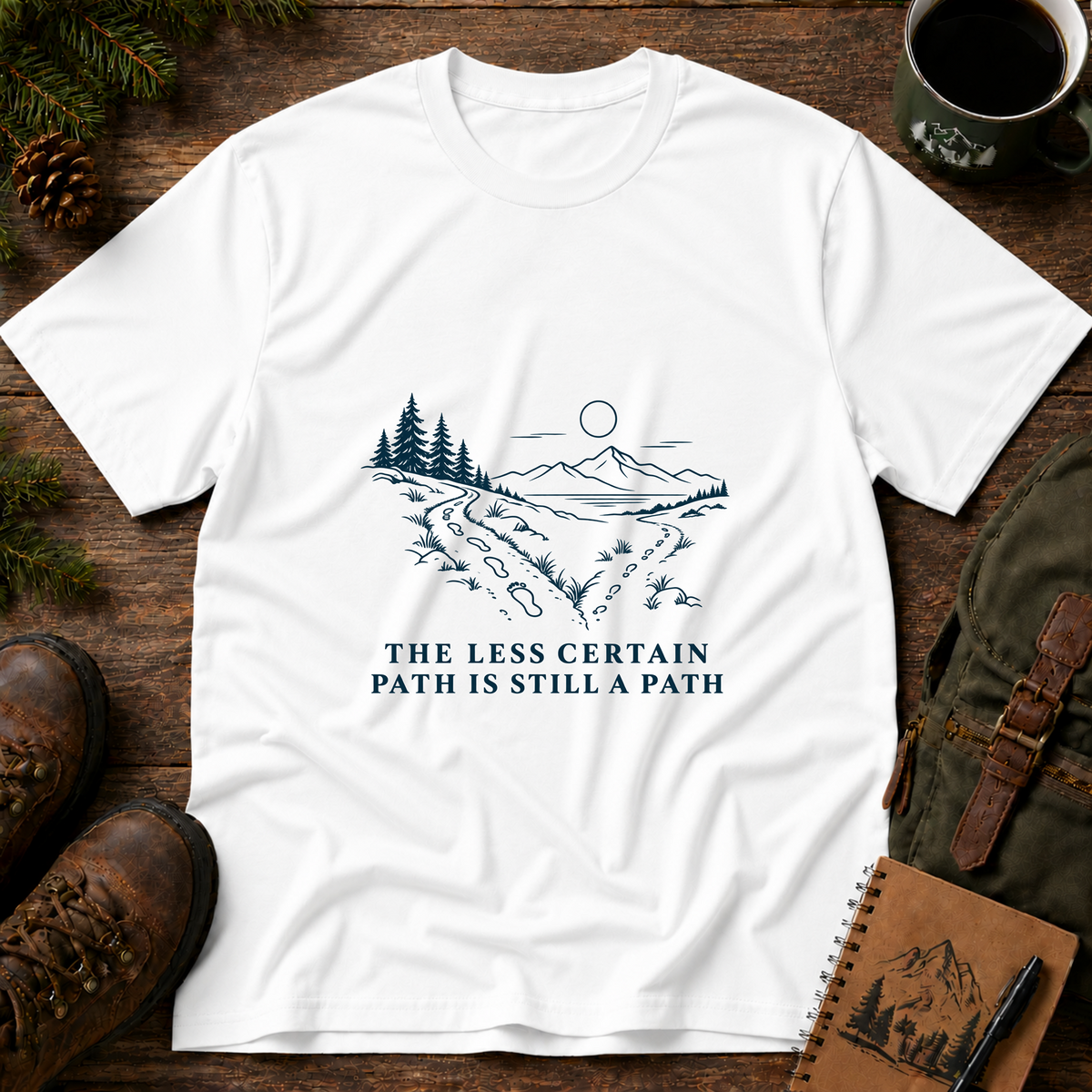 The less certain path T-shirt