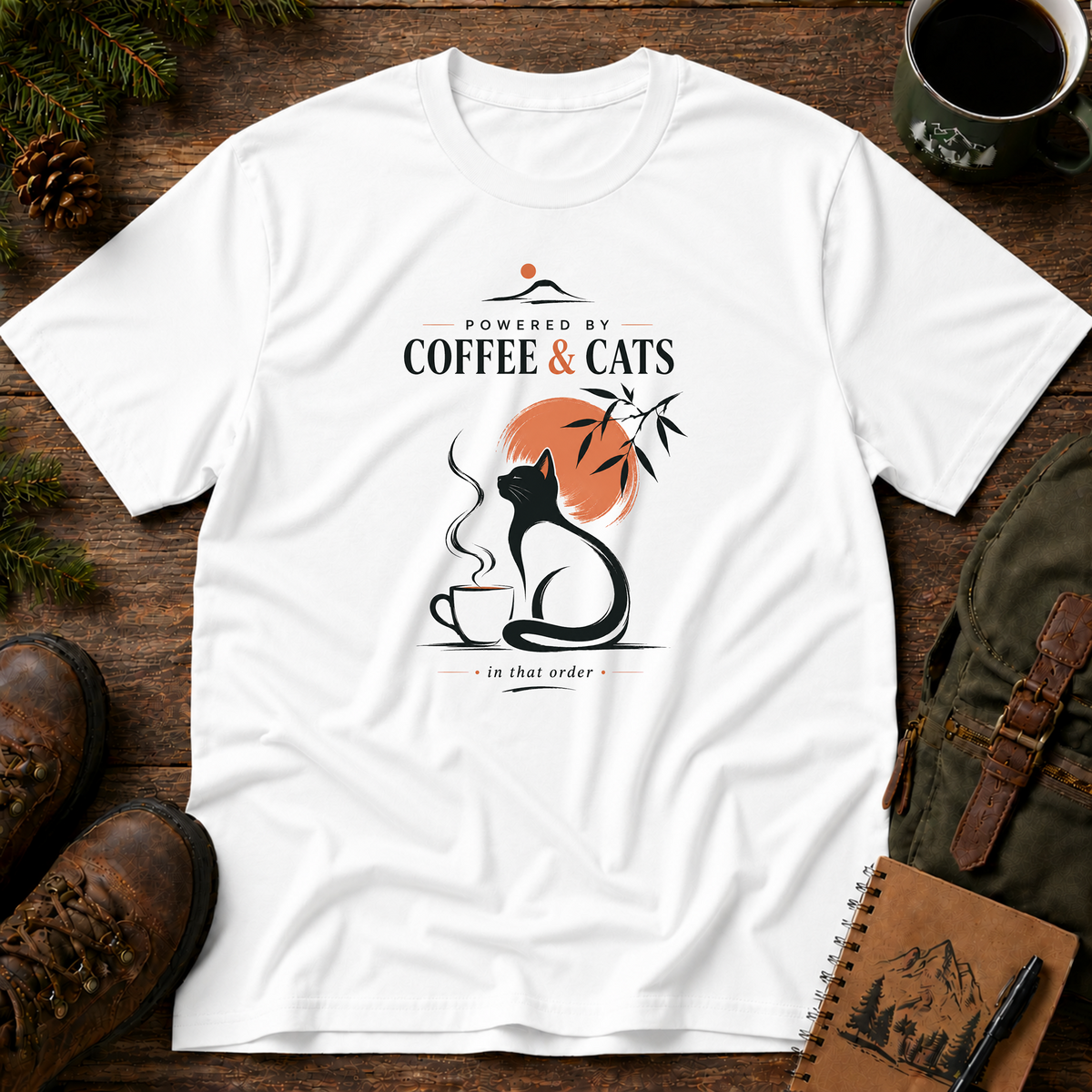Powered by coffee T-shirt