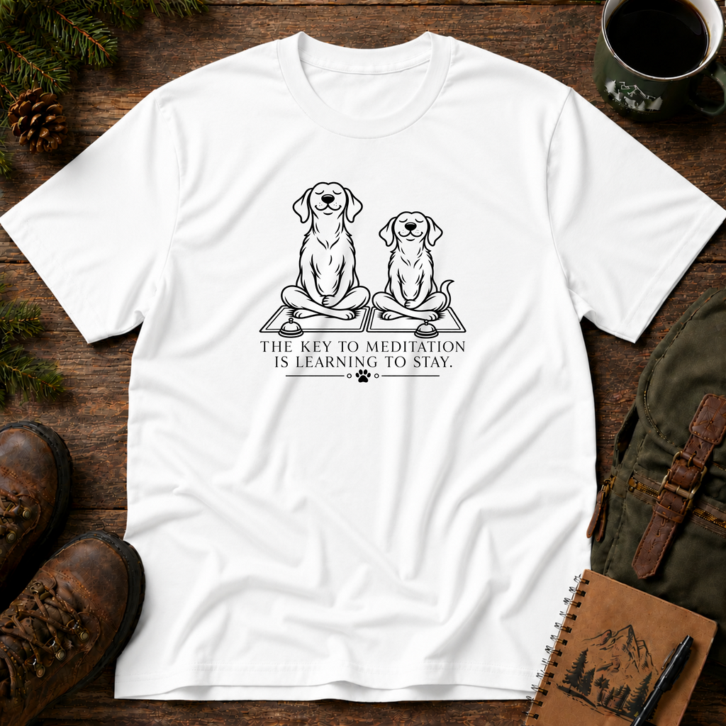 The key to meditation T-shirt