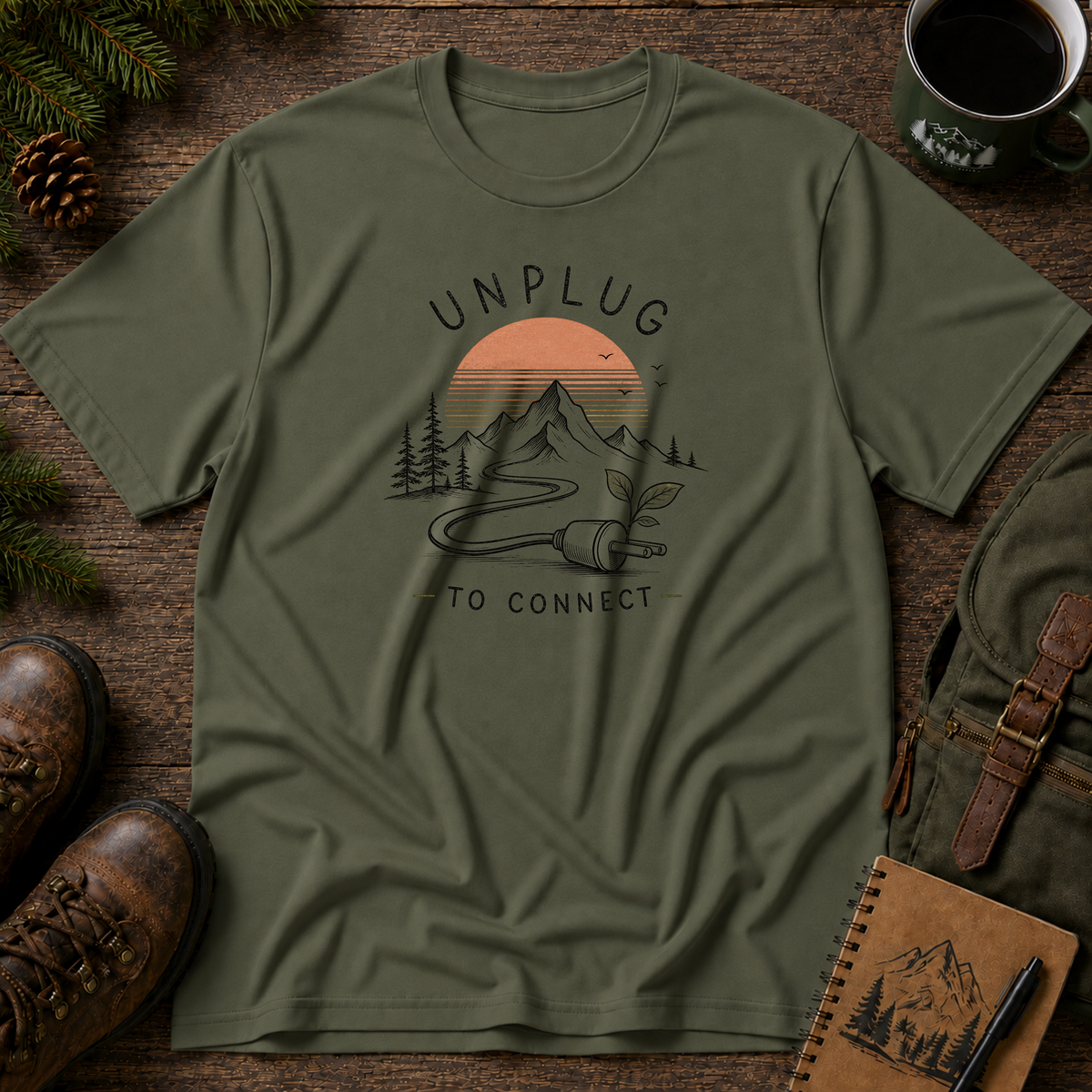 Unplug to Connect T-shirt