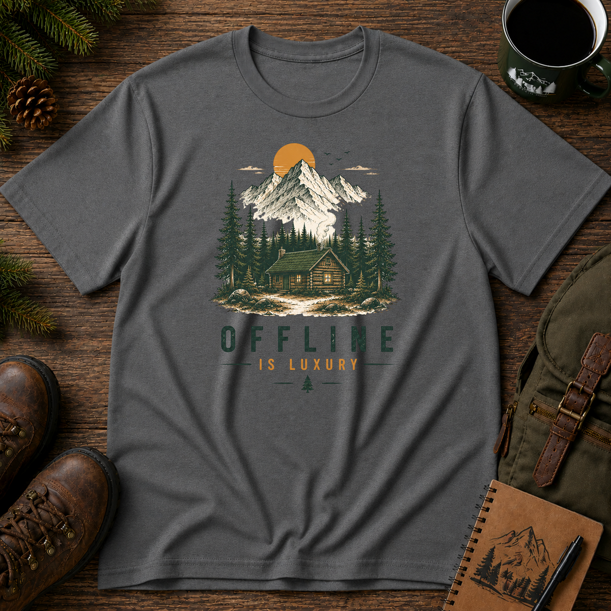 Offline is Luxury T-shirt