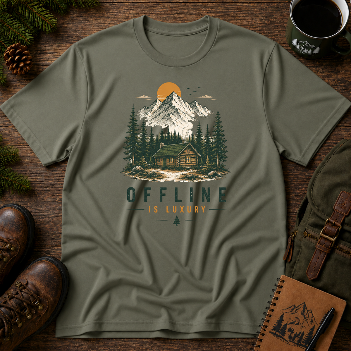 Offline is Luxury T-shirt