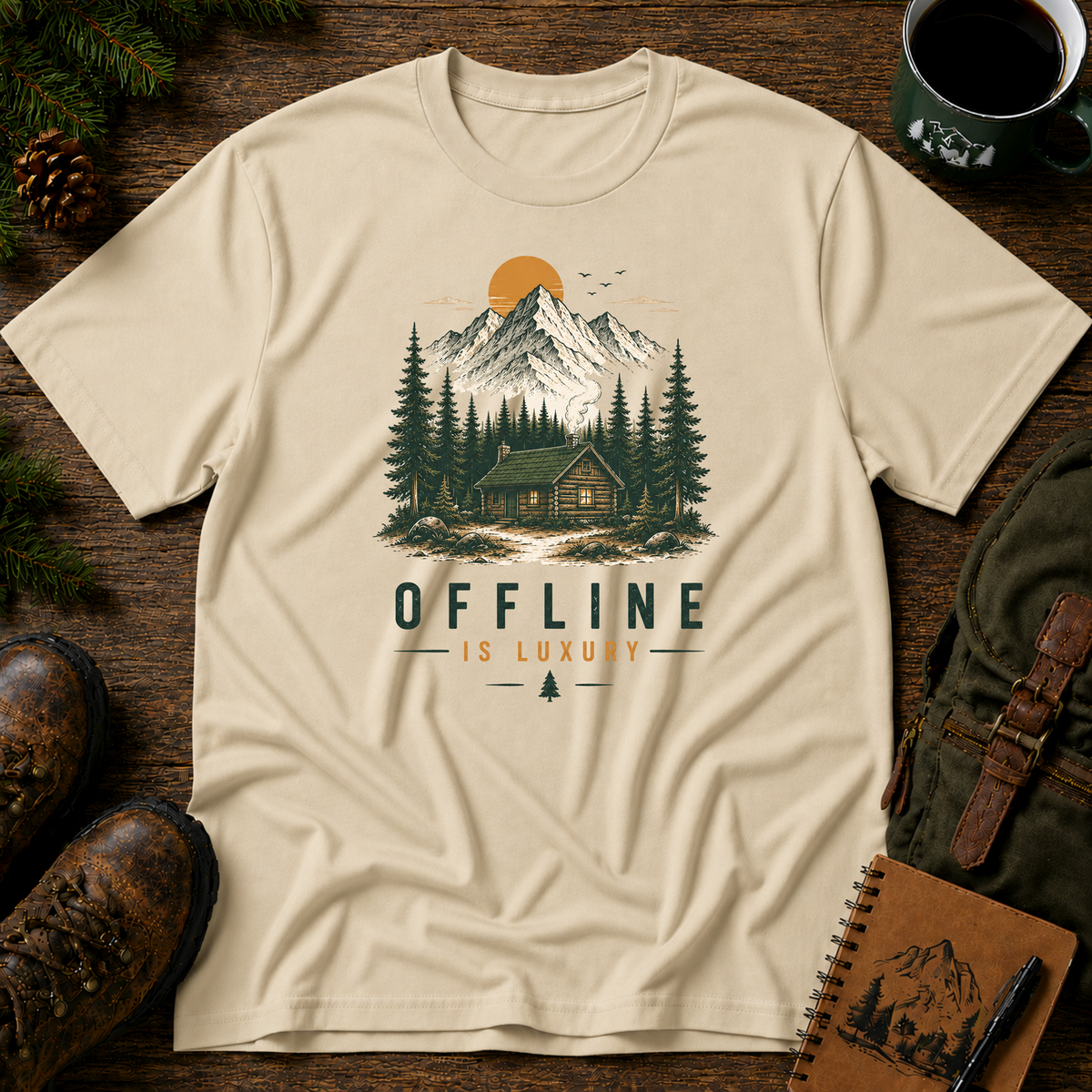 Offline is Luxury T-shirt